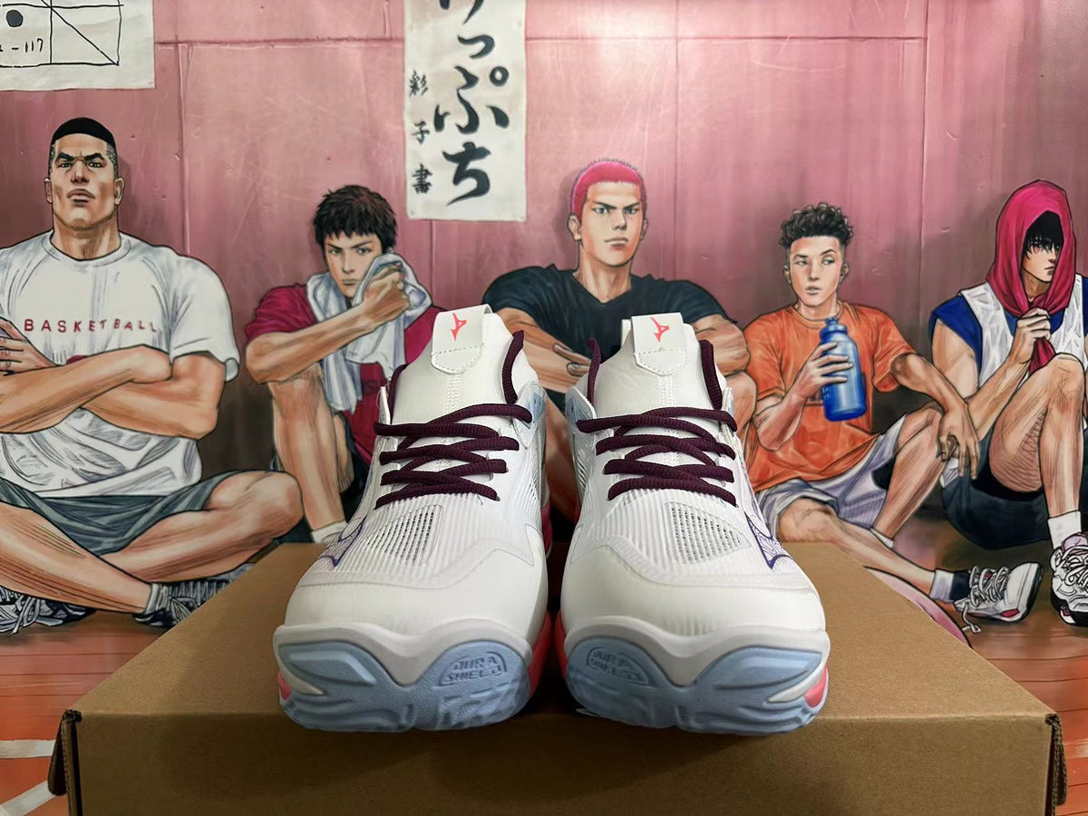 White Multi-Color - Mizuno Wave Momentum 3 Volleyball Shoes - product image from the listing.