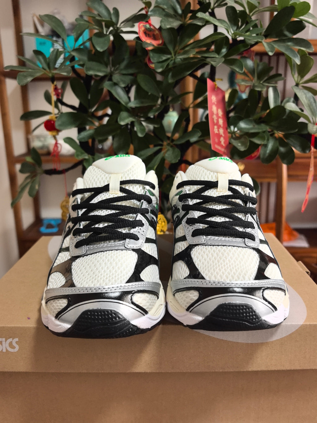 ASICS Gel-Kayano 14 Sneakers in Ivory White - product image from the listing.