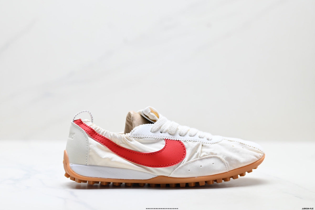 White and Red Nike x Jacquemus Low-Profile Sneakers - product image from the listing.