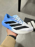 adidas Adizero JH6205 Running Shoes in White Blue - product image from the listing.