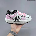 Pink and White MLB Chunky Graffiti Sneakers - product image from the listing.
