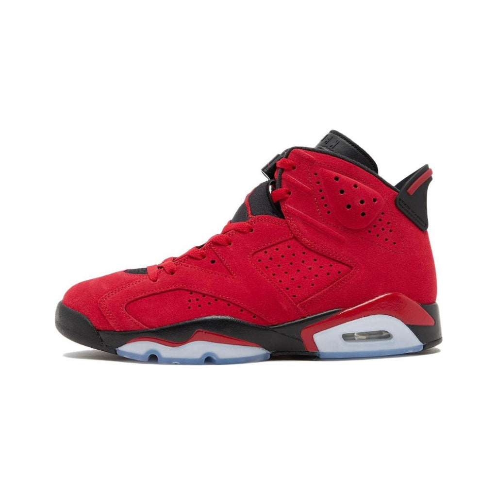Air Jordan 6 Retro Toro Sneakers in Red and Black CT8529-600 - product image from the listing.