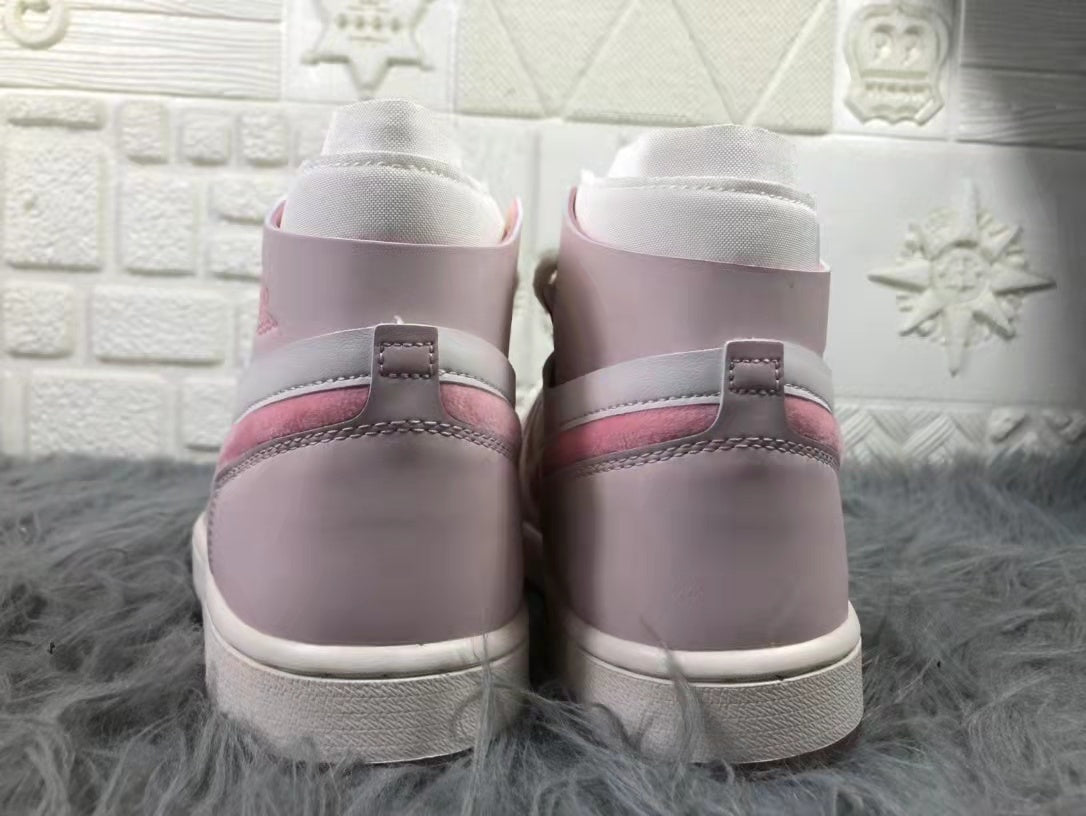 Air Jordan 1 Equality Sneakers Pink White CT5443-666 - product image from the listing.