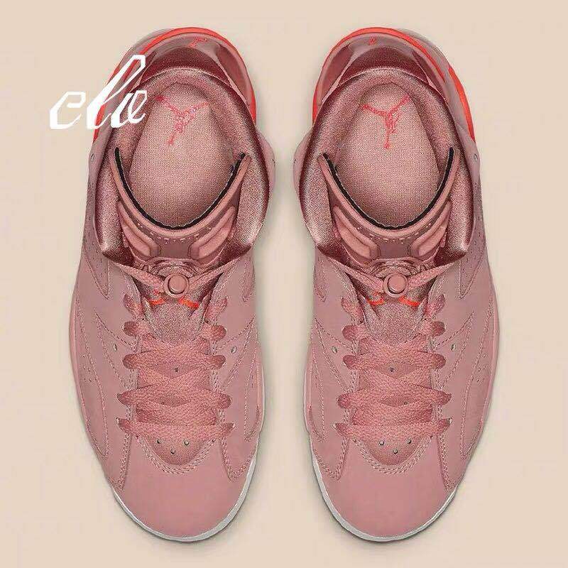 Air Jordan 6 Pink High-Top Sneakers - product image from the listing.