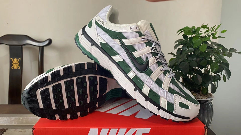 Nike P-6000 Sneakers in White Green HF5388-100 - product image from the listing.