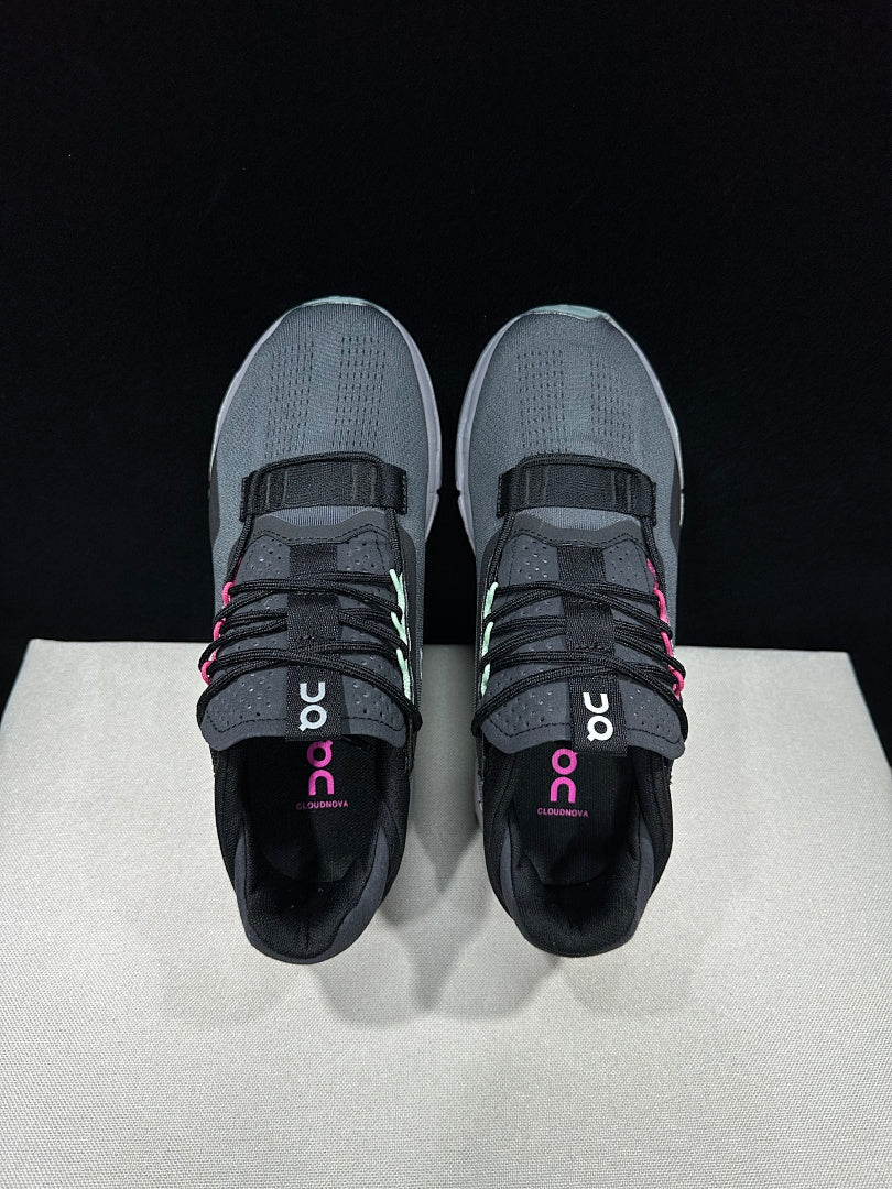 Gray and Black On Cloudnova 2 Sneakers - product image from the listing.