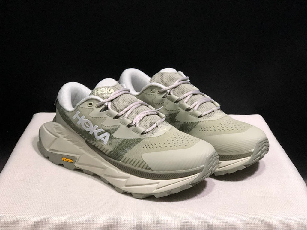 HOKA Skyline Float X Trail Sneakers, in Gray Green - product image from the listing.
