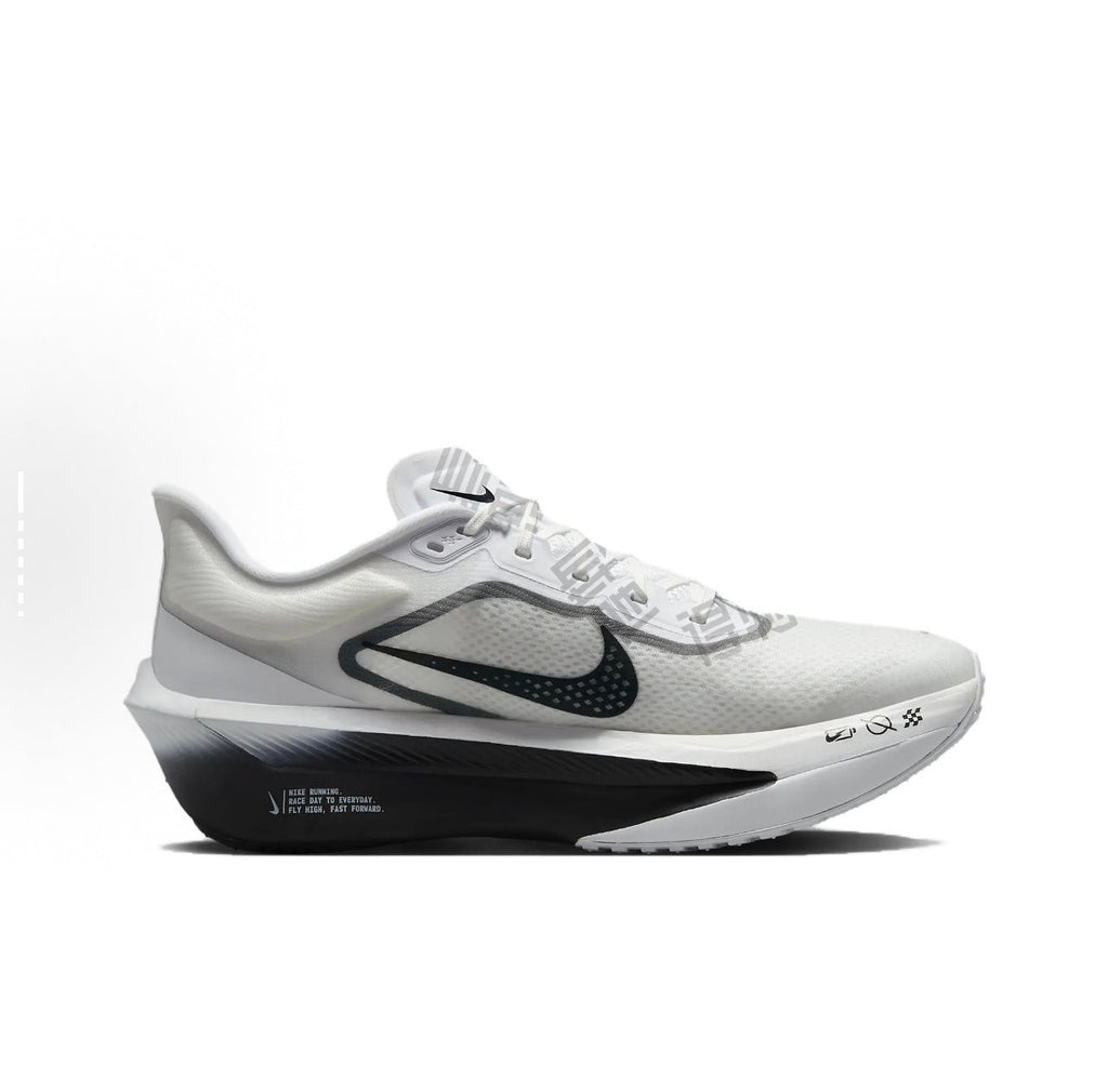 Nike Zoom Fly 6 Running Shoes, in White and Gray - product image from the listing.