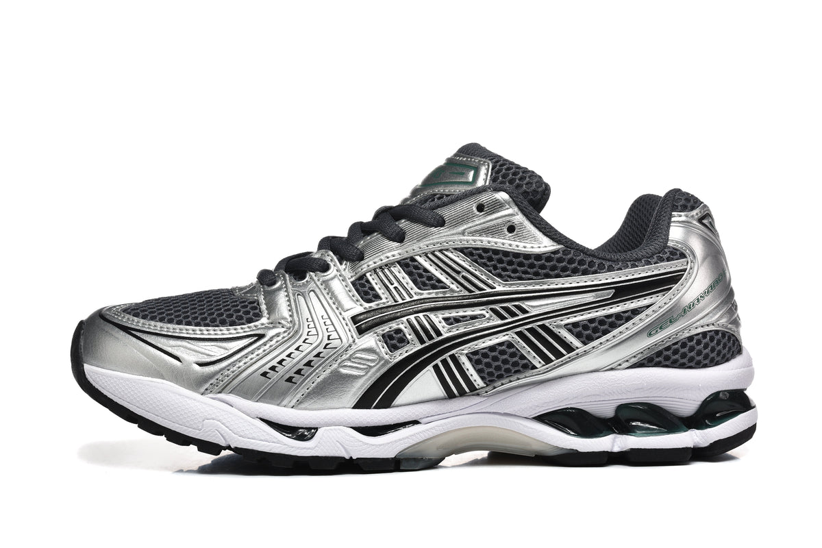 ASICS Gel-Kayano 14 Sneakers in Silver Black - product image from the listing.