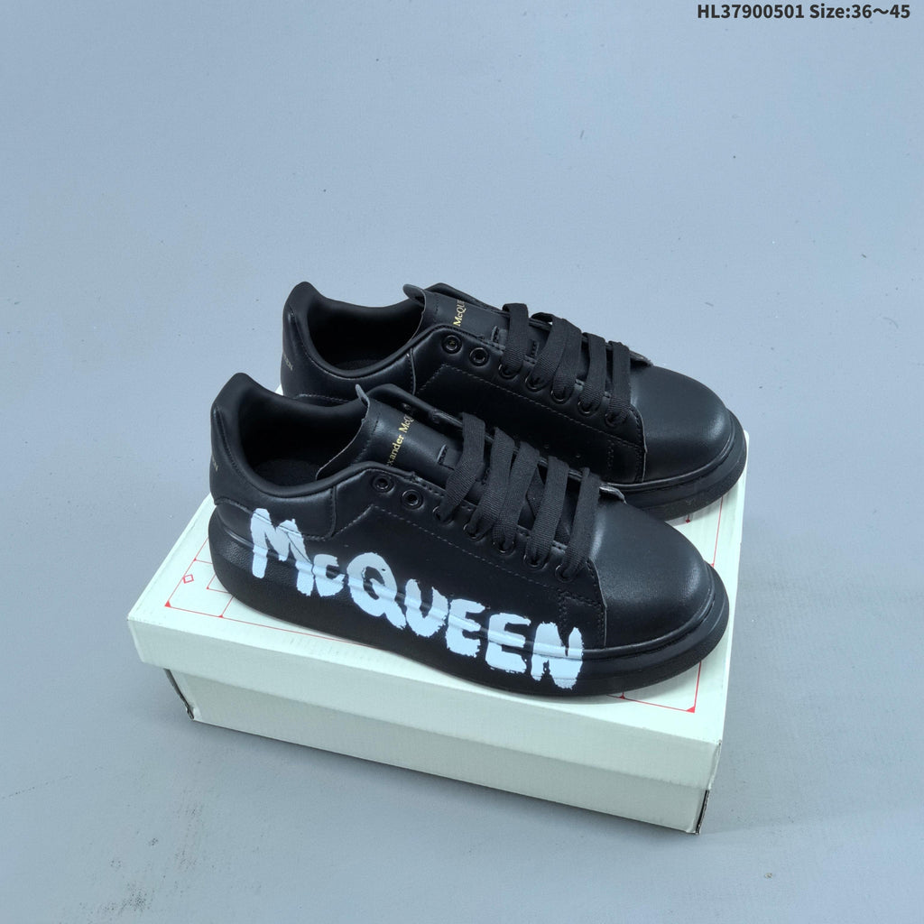 Alexander McQueen Oversized Graffiti Low-Cut Sneakers - product image from the listing.