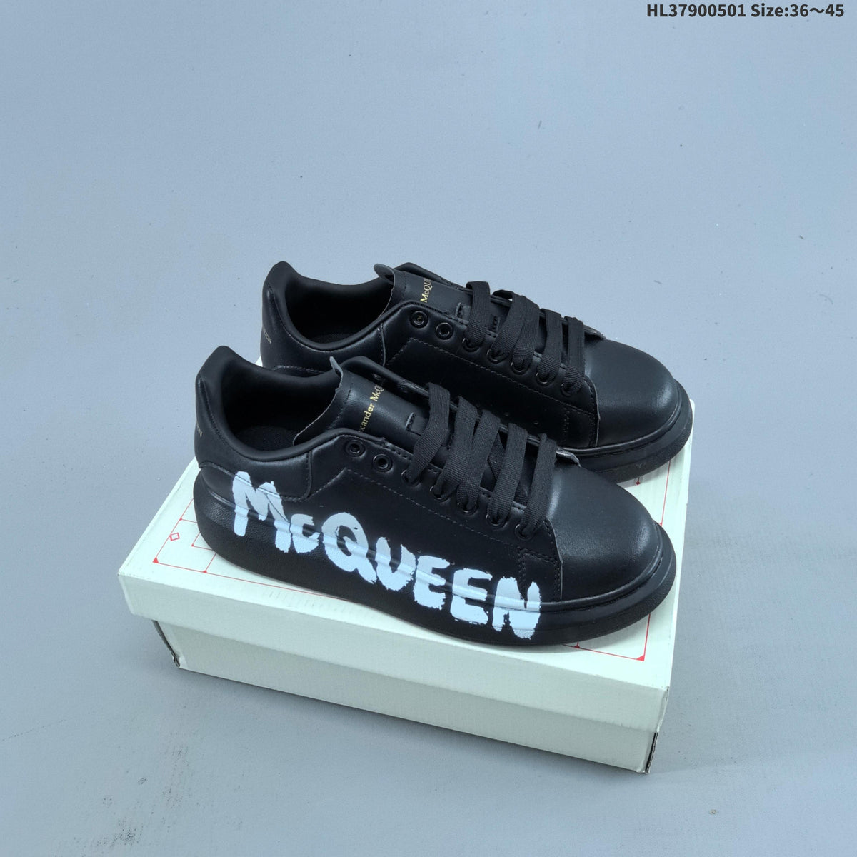 Alexander McQueen Oversized Graffiti Low-Cut Sneakers - product image from the listing.