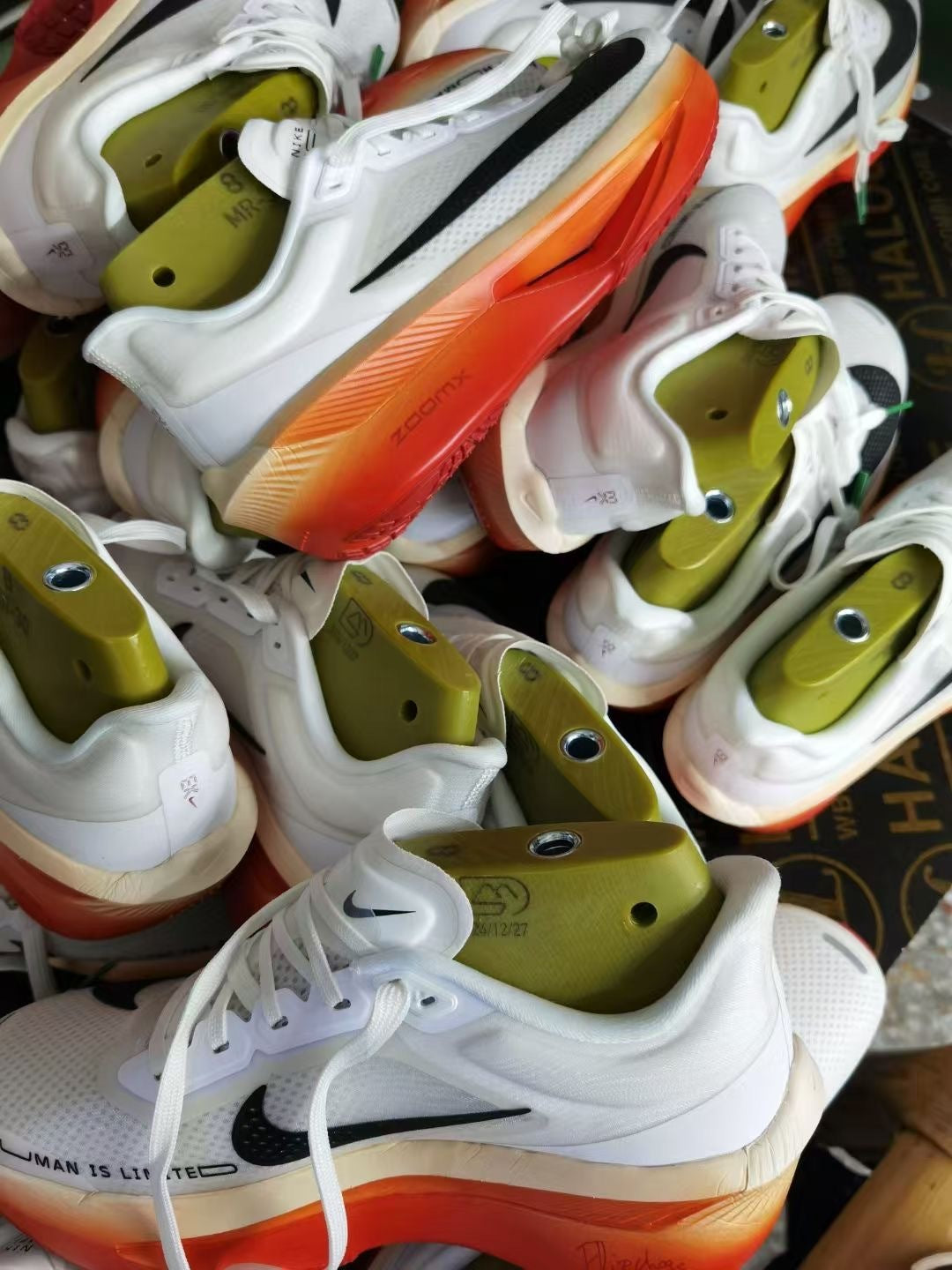 Nike Zoom Fly 6 Road Running Shoes in White Black HJ7038-100 - product image from the listing.