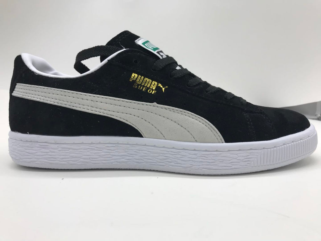 Puma Low-Top Sneakers in Suede Black and White - product image from the listing.