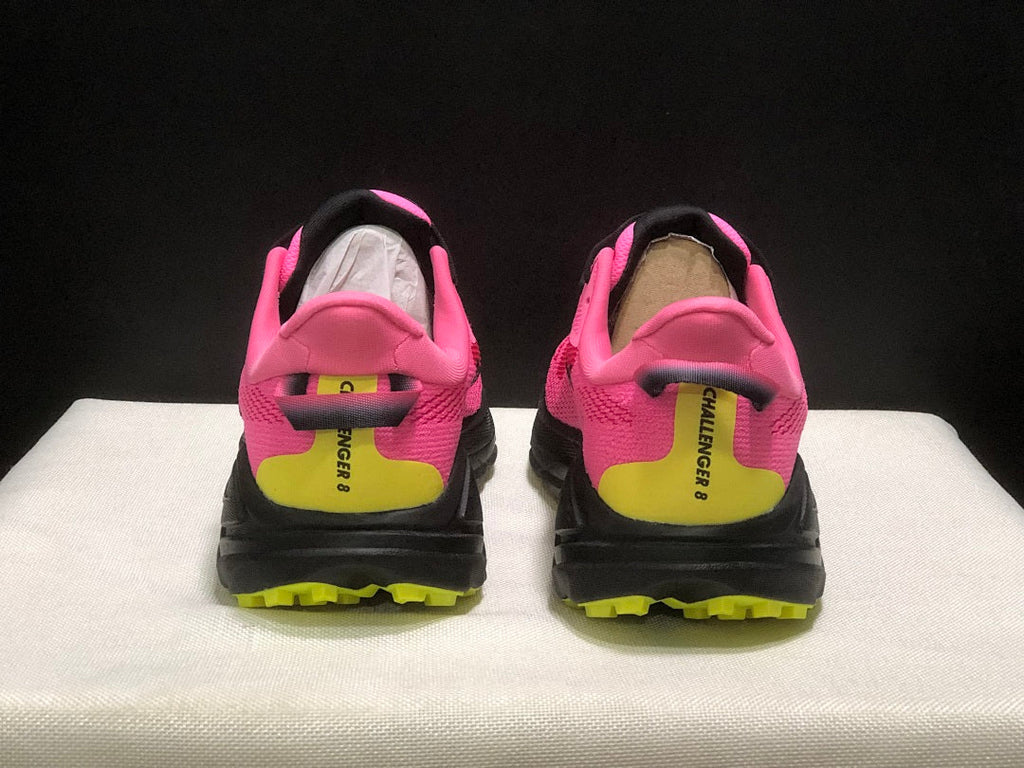 Pink HOKA Challenger 8 Trail Running Shoes - product image from the listing.