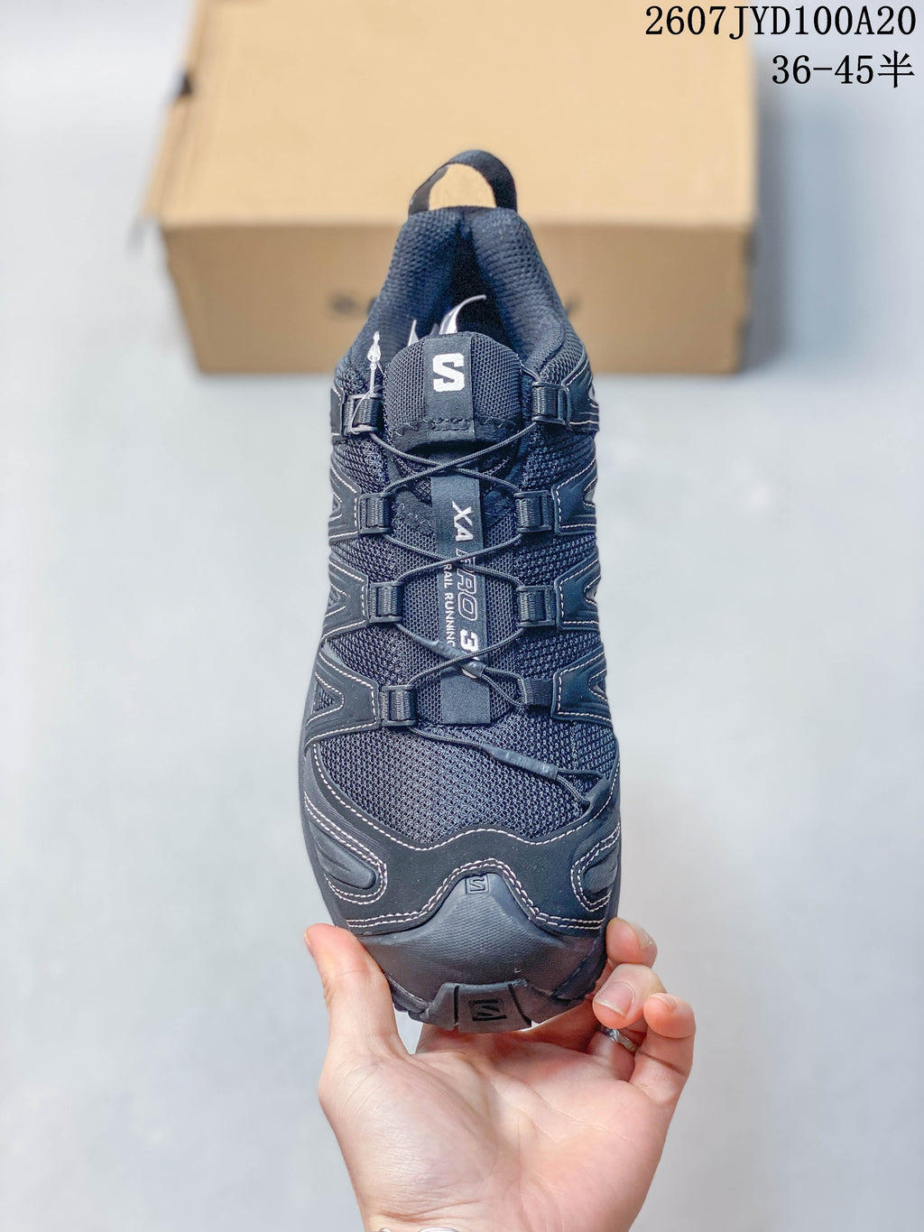 Salomon XA PRO 3D Trail Running Shoes in Black - product image from the listing.