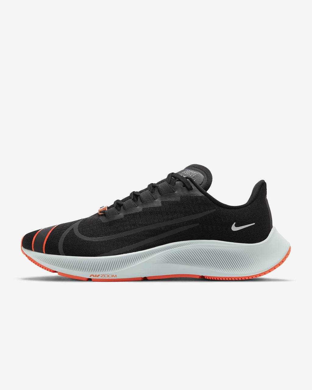 Nike Air Zoom Pegasus 37 Fast City Running Shoes in Black - product image from the listing.
