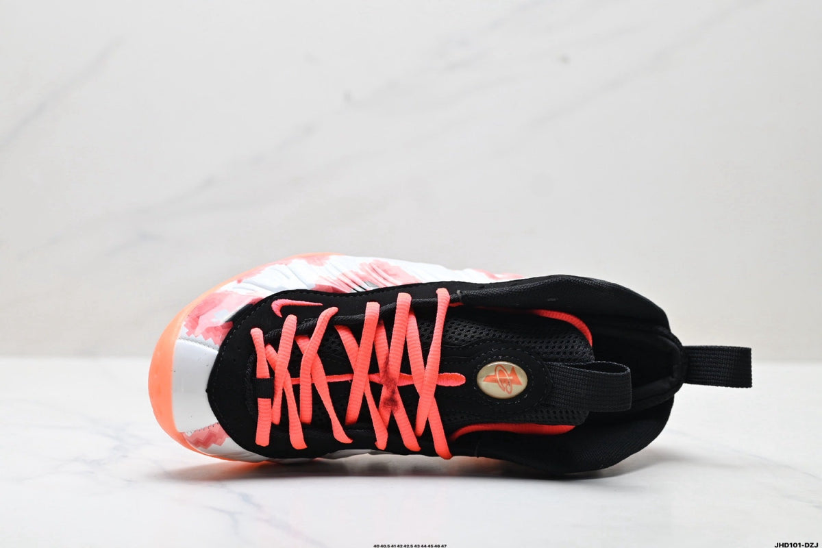 Nike Air Penny 1 Trainers Black White Bright Crimson - product image from the listing.