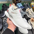 adidas Alphabounce HPC AMS Sneakers in White Red - product image from the listing.