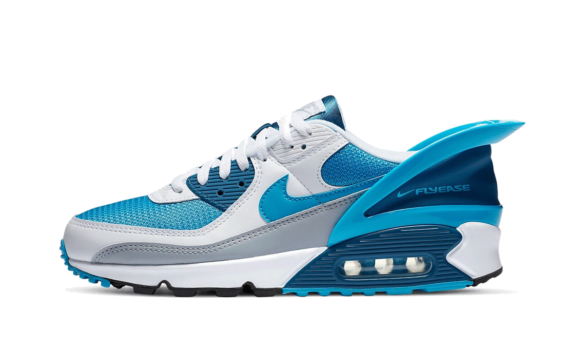 "Laser Blue" Air Max 90 Flyease CZ4270 100 - product image from the listing.