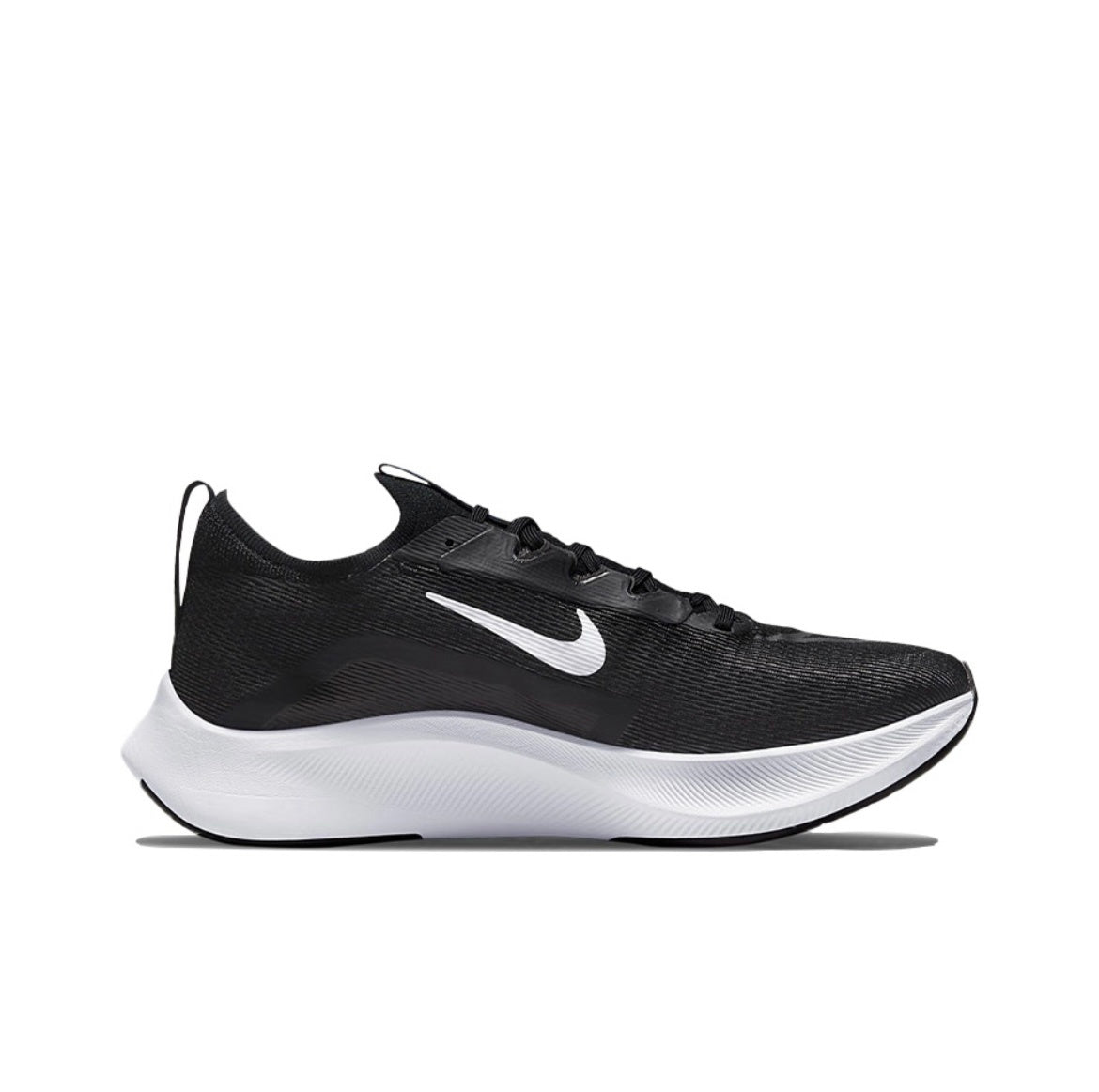 Nike Zoom Fly 4 Running Shoes in Black White CT2392-001 - product image from the listing.