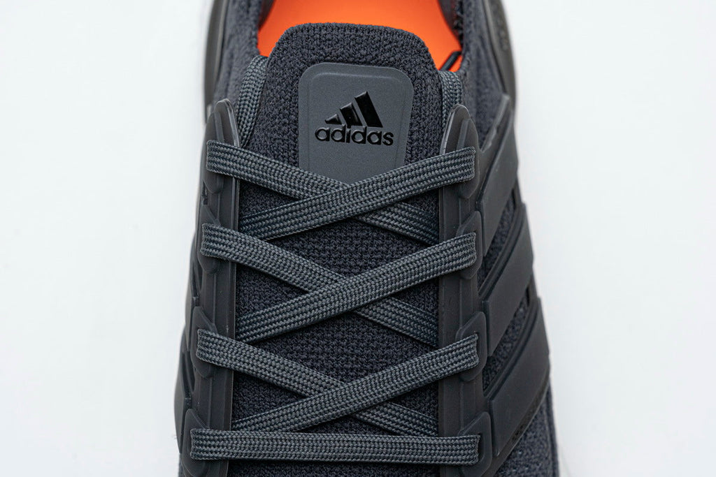 adidas UltraBoost 21 Running Shoes, in Charcoal and White FY0372 - product image from the listing.
