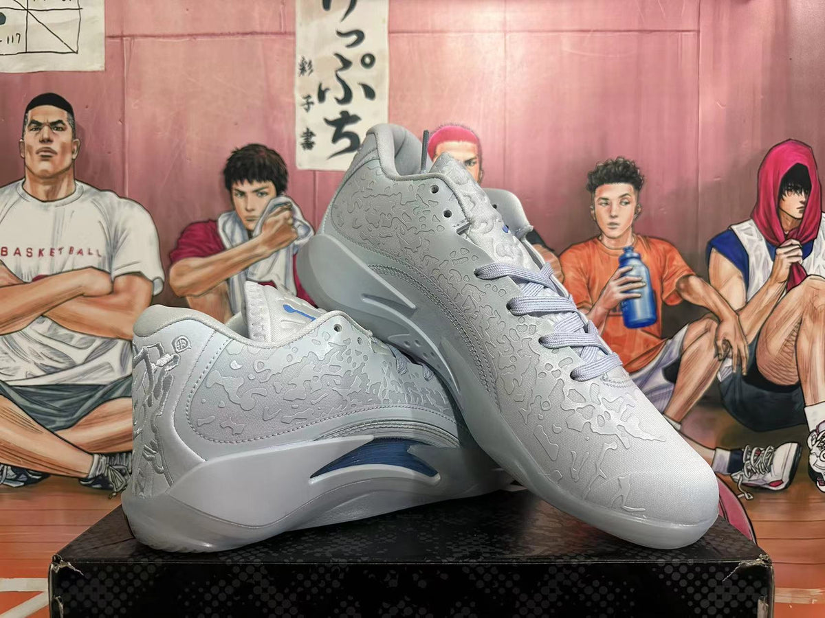 Grey Jordan Luka 3 Basketball Shoes - product image from the listing.