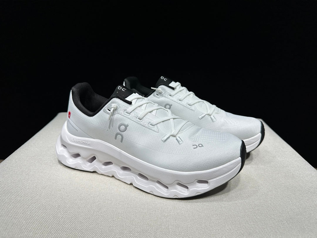 Ivory and Black On Cloudtilt Sneakers - product image from the listing.