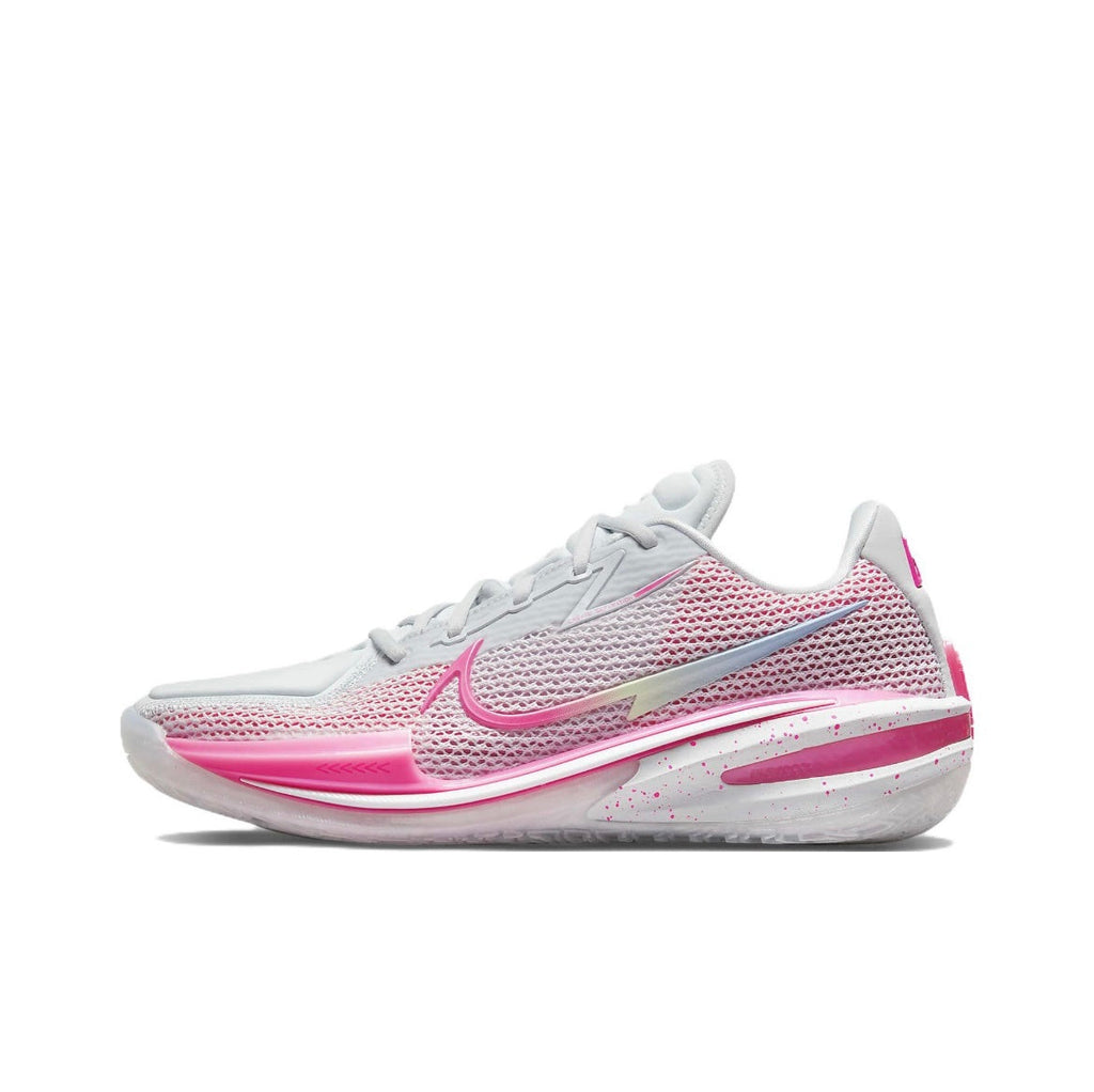 Nike Air Zoom G.T. Cut EP Basketball Shoes in White Pink CZ0175-008 - product image from the listing.