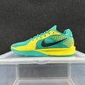 Nike Basketball Shoes in Turquoise, in Yellow and Black - product image from the listing.