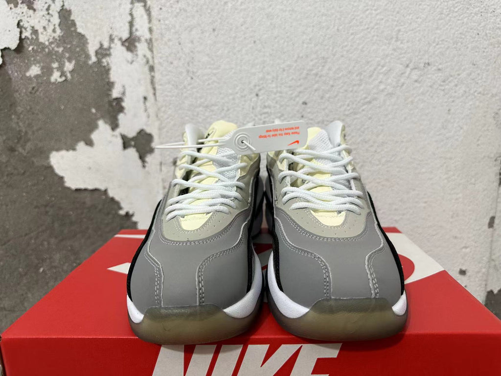 Grey and White Nike Air Max 97 Sneakers - product image from the listing.