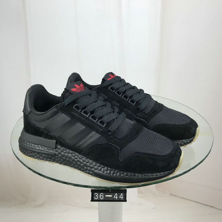 adidas ZX 500 RM Sneakers in Black and Cream - product image from the listing.