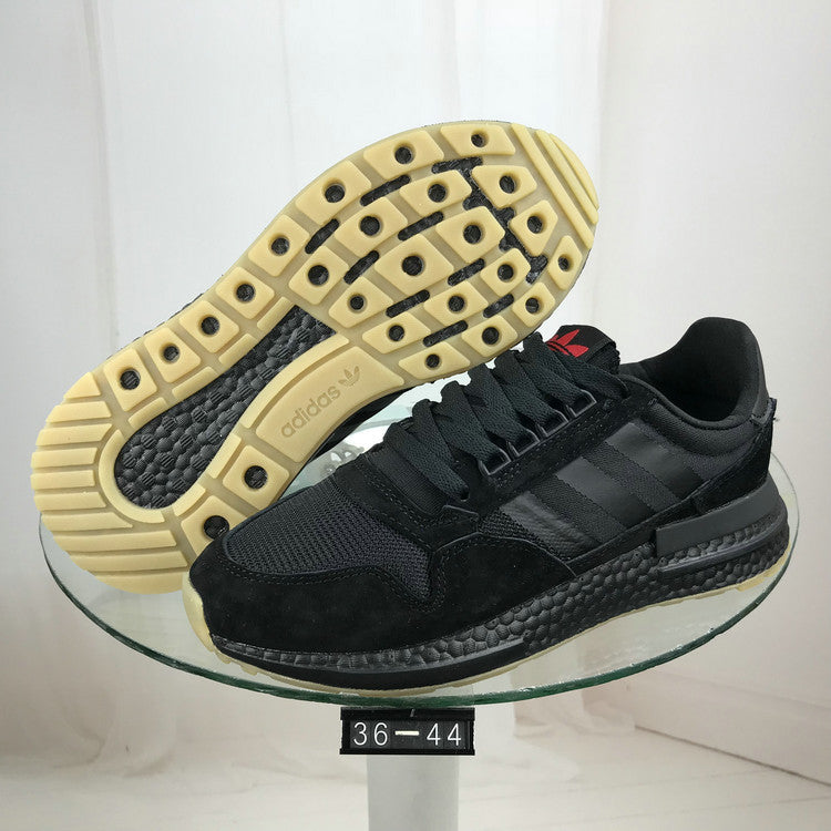 adidas ZX 500 RM Sneakers in Black and Cream - product image from the listing.