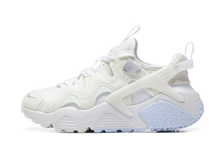 White and Pale Blue Nike Air Huarache Run Sneakers - product image from the listing.