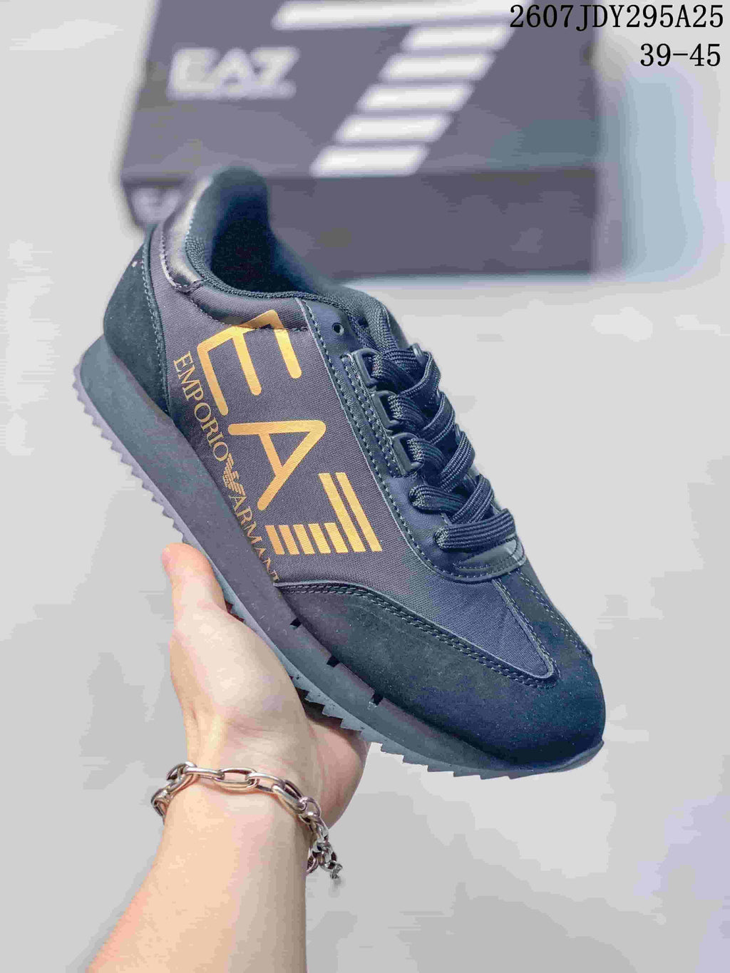 Emporio Armani EA7 Lace-Up Low-Cut Sneakers 2607JDY295A25 - product image from the listing.
