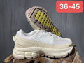 White and Cream Nike F7 Generation 2 Chunky Sneakers - product image from the listing.