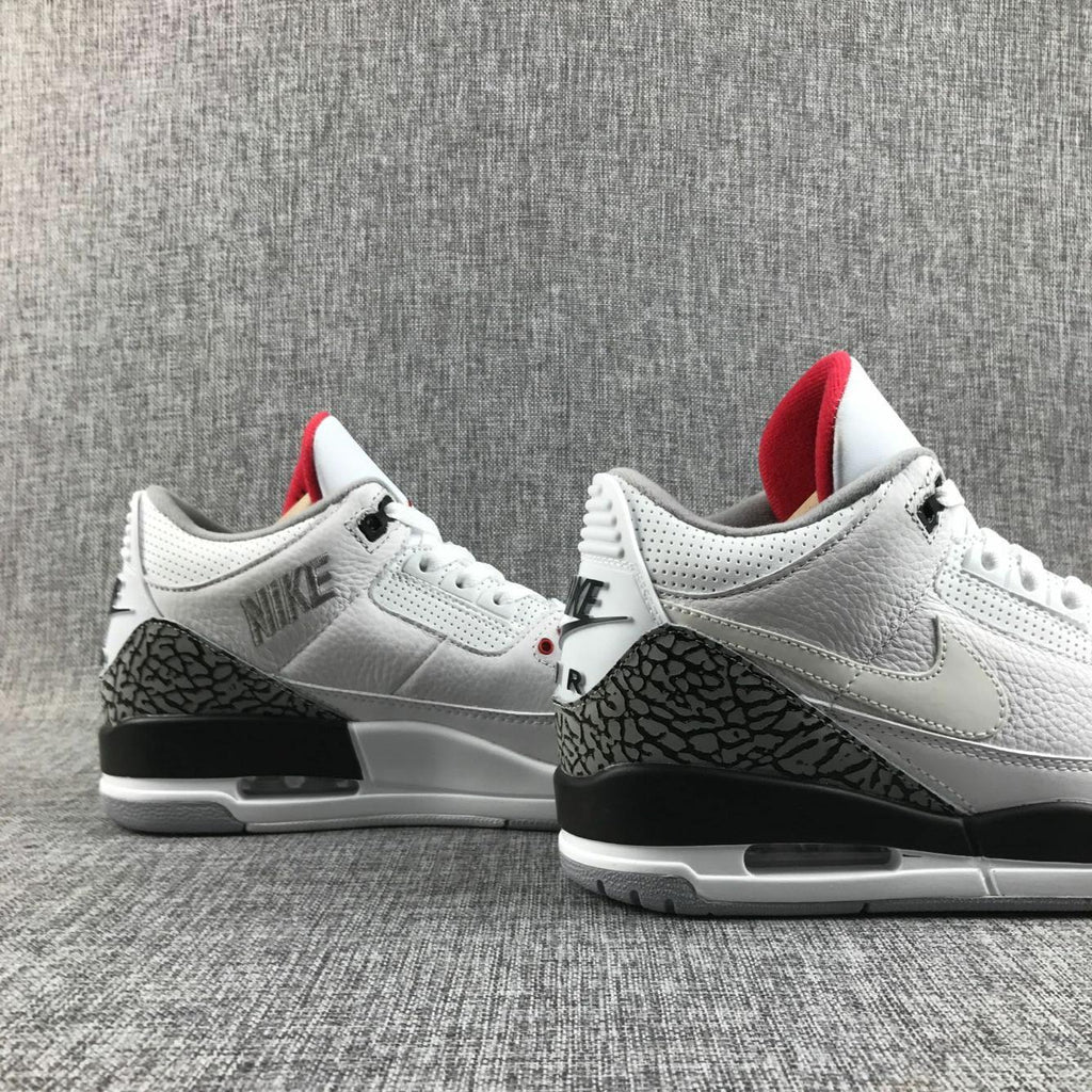 White Cement Sneakers - Air Jordan 3 Retro - product image from the listing.
