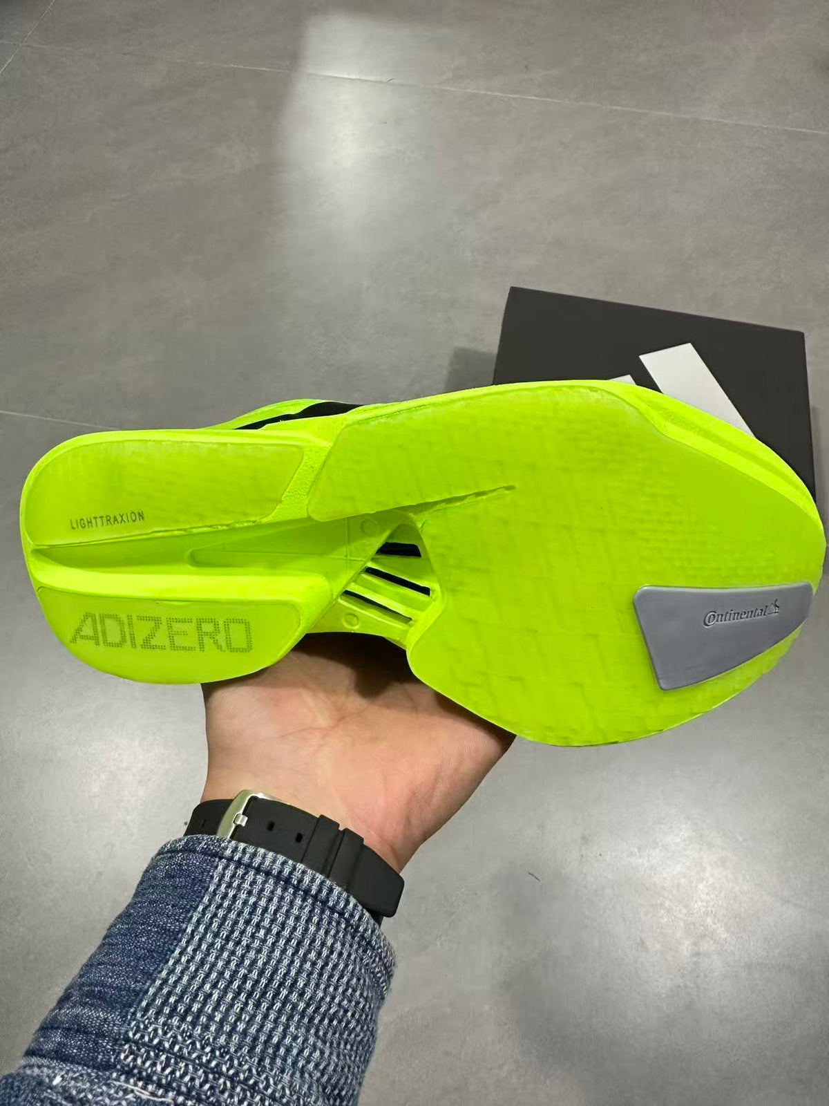 Volt Green Nike Lightstrike Pro Running Shoes - product image from the listing.