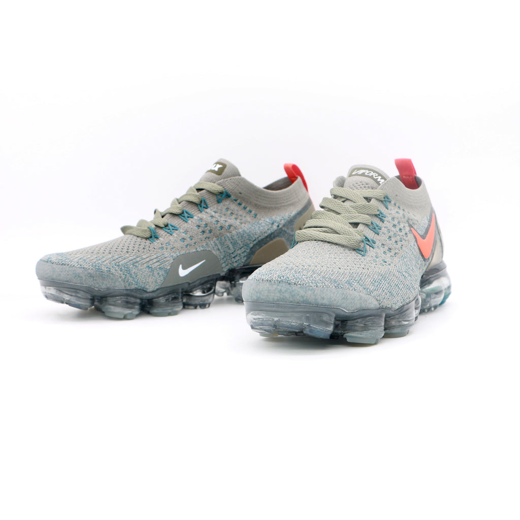 Nike Air VaporMax Flyknit Sneakers in Grey Coral - product image from the listing.