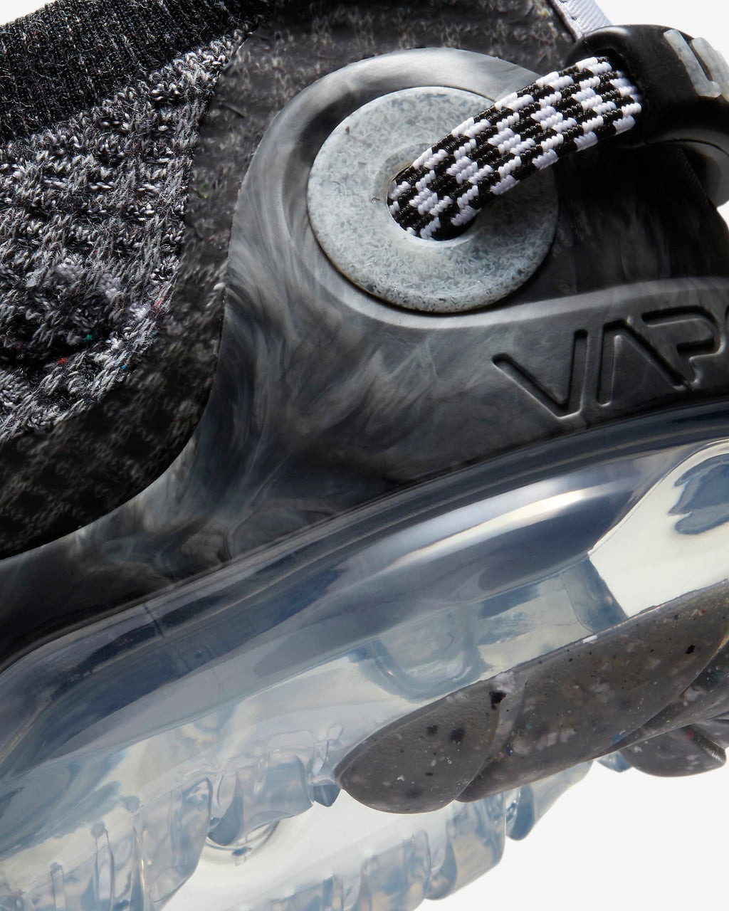 Nike Air VaporMax 2020 Flyknit Sneakers in Black Gray CT1823-001 - product image from the listing.