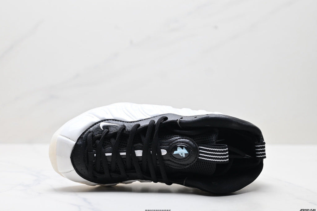 Nike Air Foamposite One Penny Sneakers in White and Black - product image from the listing.