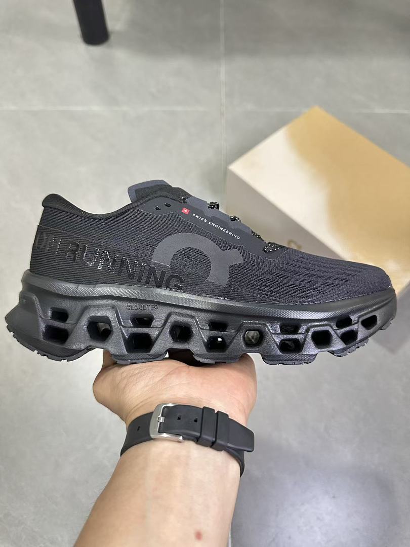 On Running Cloudmonster 2 Running Shoes in Black - product image from the listing.