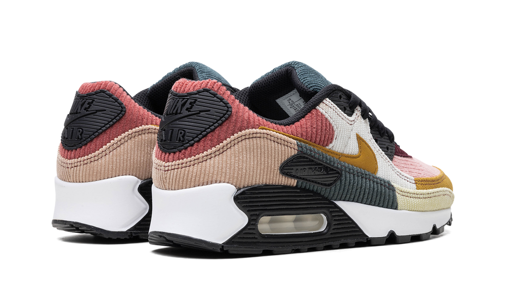 Women's AIR MAX 90 "Multi-Color Corduroy" FB8455 001 - product image from the listing.