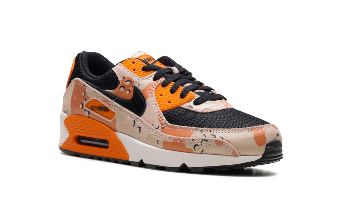 "Bio Beige / Safety Orange / Phantom / Black" Air Max 90 Premium IF1721 201 - product image from the listing.