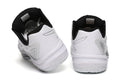 ASICS GEL-RESOLUTION 9 Tennis Shoes in White Silver Black - product image from the listing.
