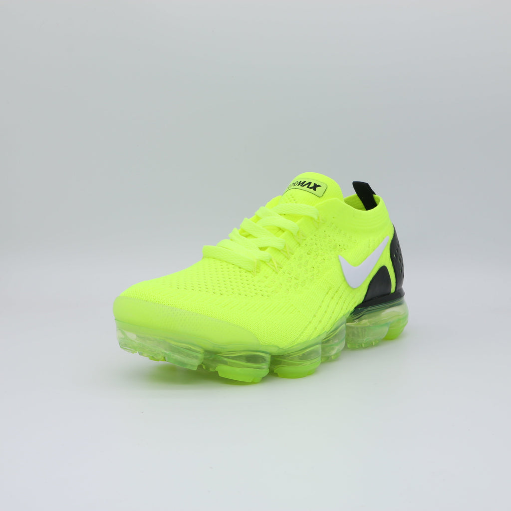 Nike Air VaporMax 2018 Neon Sneakers in Green Black 942842-7009 - product image from the listing.