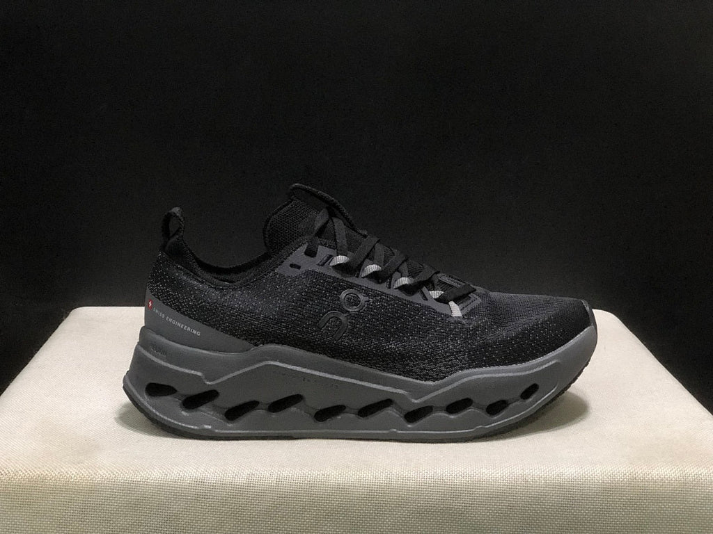 Black On Cloudsurfer Max Running Shoes - product image from the listing.