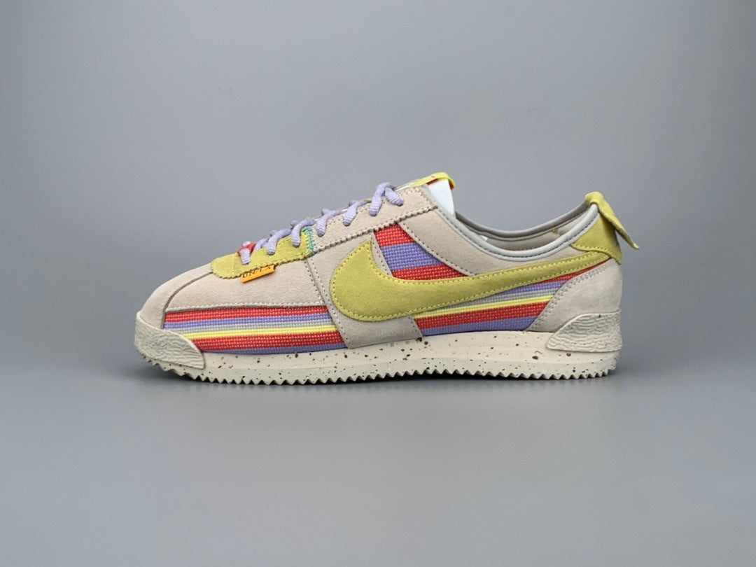 Nike Cortez SP Union LA Lemon Frost Trainers DR1413-100 - product image from the listing.
