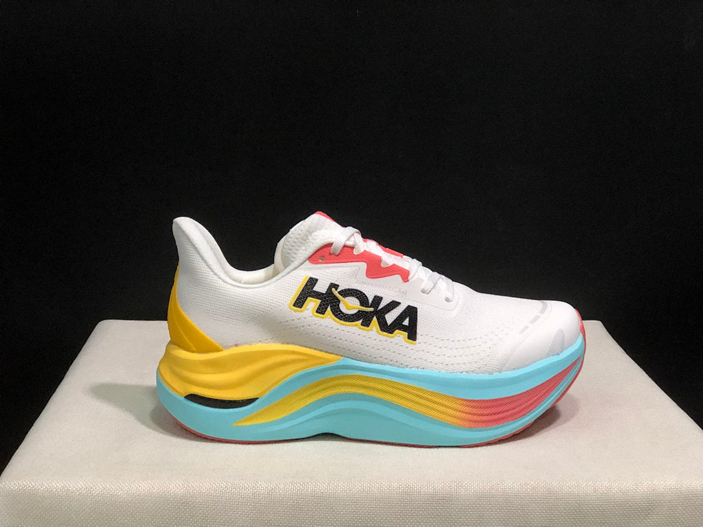 HOKA Skyward X Shoes for Running, White Multi-Color - product image from the listing.