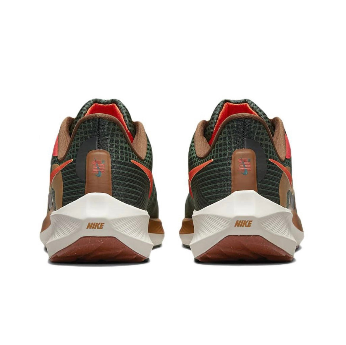 Nike Air Zoom Pegasus 39 Running Shoes in Green Brown DO9500-300 - product image from the listing.