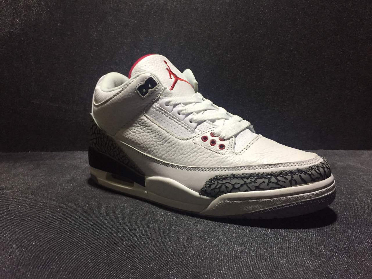 Air Jordan 3 White Cement High-Top Sneakers - product image from the listing.